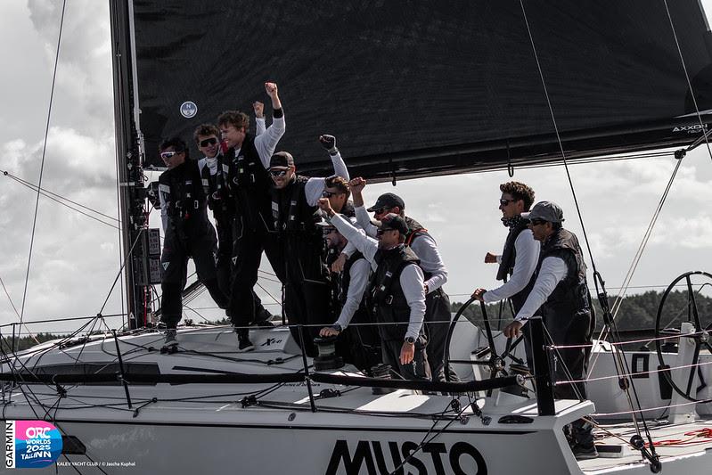 FORMULA X celebrating the win in the Long offshore race - 2025 Garmin ORC World Championship - photo © Diana Zbranciecki / Kalev Yacht Club