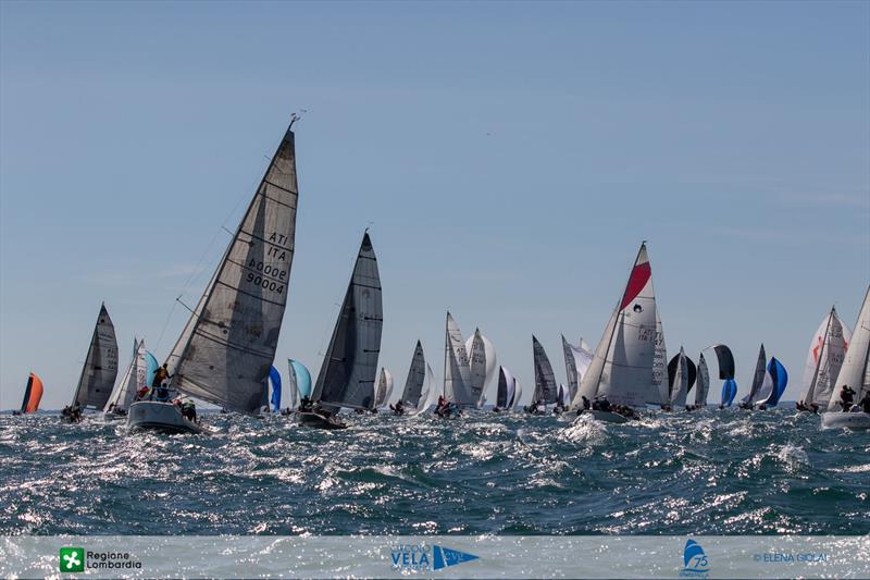 75th CentoMiglia del Garda photo copyright Elena Giolai taken at Circolo Vela Gargnano and featuring the ORC class