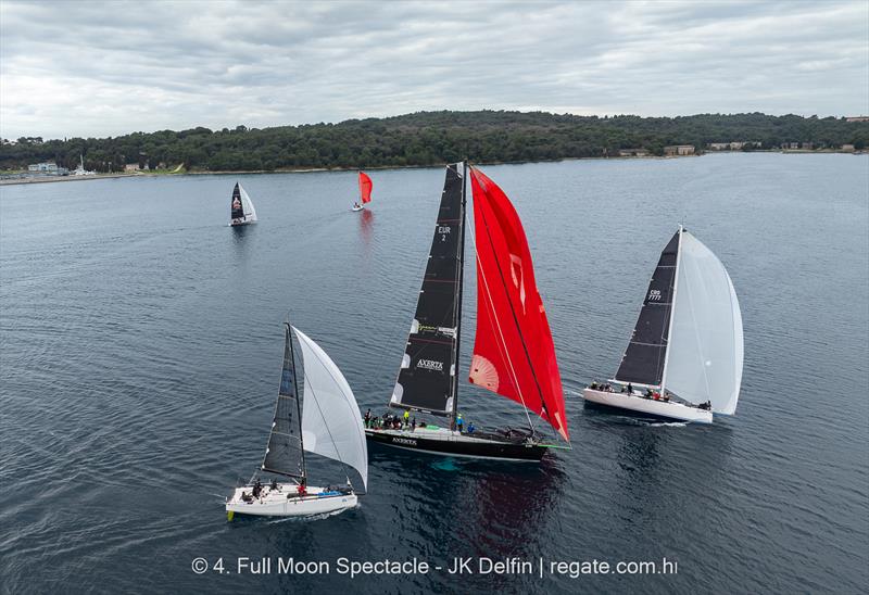 Full Moon Sailing Spectacle photo copyright JK Delfin / www.regate.com.hr taken at Jedrilicarski klub Delfin Pula and featuring the ORC class