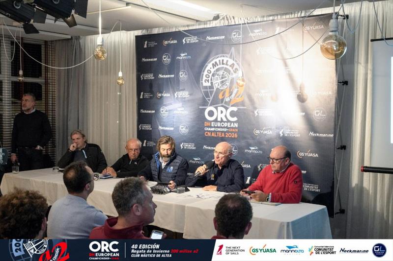 Skippers' Briefing - 2026 ORC DH European Championship Altea / 200 Millas a2 2026 - photo © Julia Matos Astorgano