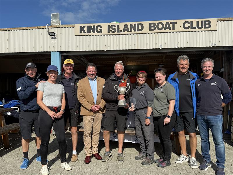 How Bizarre winner presented by King Island Mayor Marcus Blackie - 2026 Melbourne to King Island Ocean Yacht Race - photo © Cas Bukor