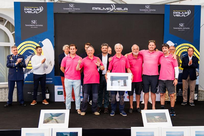 Just the Job wins ORC 4-5 - Sandberg PalmaVela Prize Giving photo copyright Nico Martínez / Sandberg PalmaVela taken at Real Club Náutico de Palma and featuring the ORC class