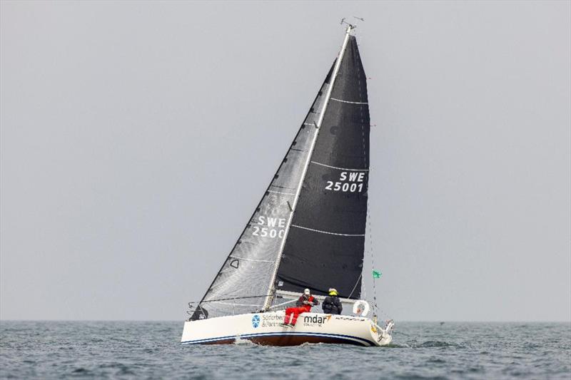 Corby 25 ALTISSIMUS (SWE) with defending Class C world champions Lars Bergkvist and Anders Dahlsjö aboard - 2026 ORC Double-Handed Worlds photo copyright Sander van der Borch / North Sea Regatta taken at Jachtclub Scheveningen and featuring the ORC class