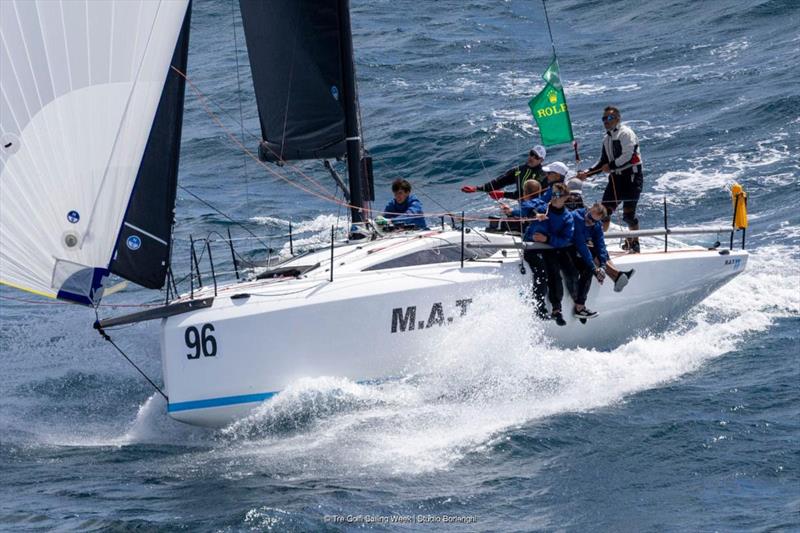 M.A.T. 11 Robe da Mat (ITA) skippered by Joan Navarro Guiu and helmed by Peter Buhl - ORC World Championship 2026, Sorrento, ITA photo copyright Tre Golfi Sailing Week 2026 / Studio Borlenghi taken at  and featuring the ORC class