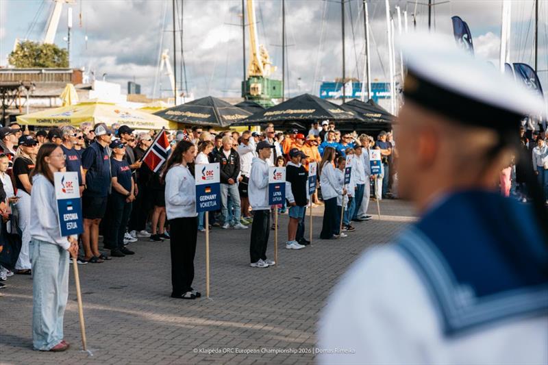 Opening Ceremony - Klaipeda ORC European Championship 2026, Lithuania - photo © Domas Rimeika