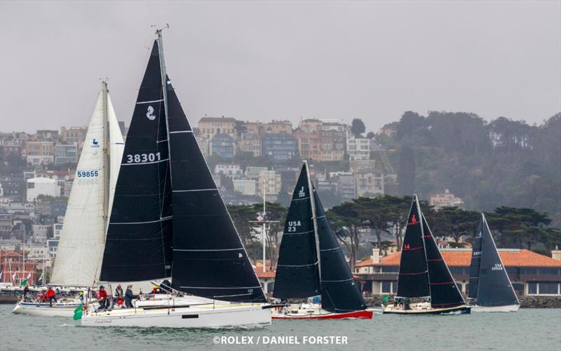 ORC D starting the Thursday distance race - Rolex Big Boat Series 2026 - photo © Rolex / Daniel Forster