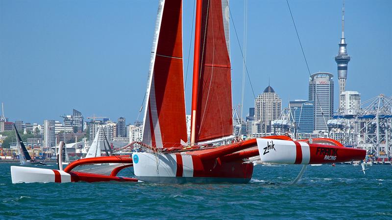 Frank Racing Zhik - Start - PIC Coastal Classic - October 19, photo copyright Richard Gladwell taken at  and featuring the ORMA 60 class