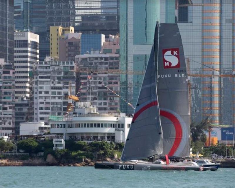 SHK Scallywag/FUKU takes Line Honours! - RHKYC Nha Trang Rally photo copyright Guy Nowell / RHKYC taken at Royal Hong Kong Yacht Club and featuring the ORMA 60 class