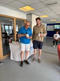 Roger & Jamie Blake win the Queen Mary Sailing Club Osprey Open © Ros Downs