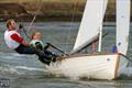 Lucie Prior, helming an Osprey, one of the youngest helms at Burnham Week 2026 &copy; Petru Balau Sports Photography / sports.hub47.com