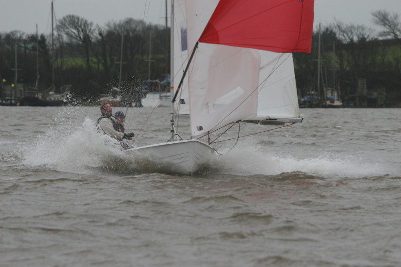 Racing in the Eskimo Pursuit Race at Blackpool and Fleetwood Yacht Club photo copyright Dave Walker / www.fotoboat.com taken at Blackpool and Fleetwood Yacht Club and featuring the Osprey class