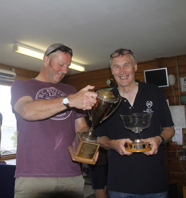 Ian Little (left) & Rob Shaw (right) win the Osprey Scottish & Northern Championships at Kielder Water photo copyright Alan Henderson taken at Kielder Water Sailing Club and featuring the Osprey class