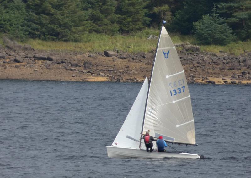 Rob Shaw and Ian Little during the Osprey Scottish & Northerns at Kielder Water photo copyright Angela Mamwell taken at Kielder Water Sailing Club and featuring the Osprey class