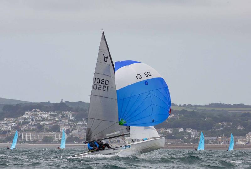 Alec Mamwell and Arthur Butler during the 2019 Osprey Nationals at Mount's Bay photo copyright Tim Olin / www.olinphoto.co.uk taken at  and featuring the Osprey class