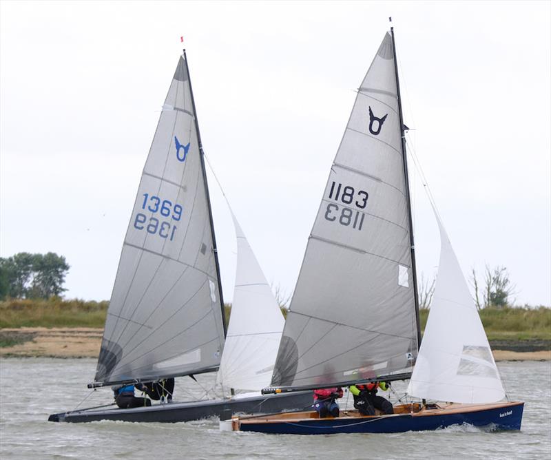 Osprey fleet racing at Burnham Week 2021 photo copyright Roger Mant taken at Royal Burnham Yacht Club and featuring the Osprey class