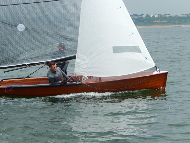 George & Harry Odling on a beat during the Highcliffe Osprey Open photo copyright Stephen Waite taken at Highcliffe Sailing Club and featuring the Osprey class