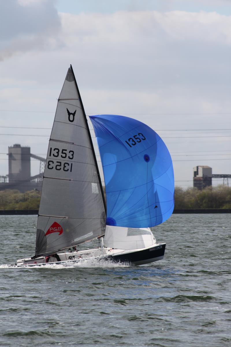 Osprey 2022 Welsh & Midlands Championship - the event winners during race 2 photo copyright Huw Pearce taken at Tata Steel Sailing Club and featuring the Osprey class