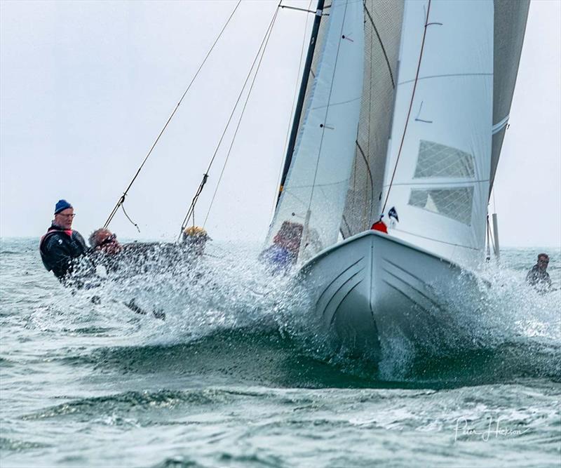 Alex & Nick before rudder breakage during the Osprey Open at Hayling Island - photo © Peter Hickson