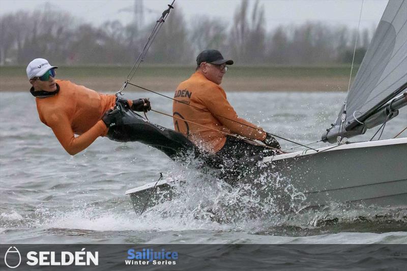 Roger and Iain Blake are fourth in the Seldén SailJuice Winter Series going into the John Merricks Tiger Trophy photo copyright Tim Olin / www.olinphoto.co.uk taken at Rutland Sailing Club and featuring the Osprey class