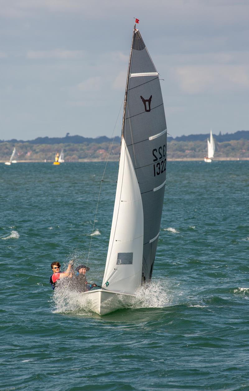 Osprey Round the Isle of Wight Race photo copyright Martin Augustus / www.sailingimages.co.uk taken at Lymington Town Sailing Club and featuring the Osprey class