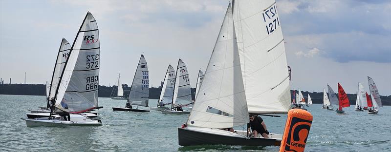 Netley Sailing Club August Bank Holiday Regatta photo copyright Richard Haines taken at Netley Sailing Club and featuring the Osprey class