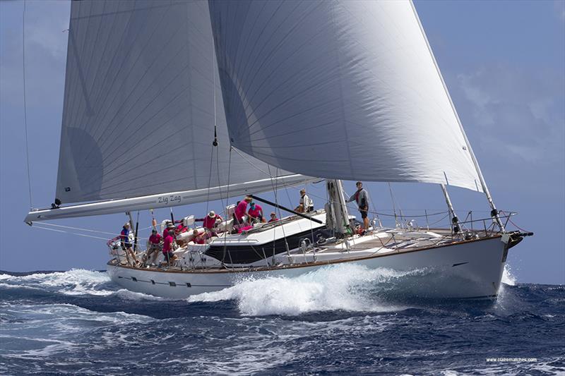 John McMonigall's Oyster 82 Zig Zag on day one of the 11th Superyacht Challenge Antigua - photo © Claire Matches / www.clairematches.com