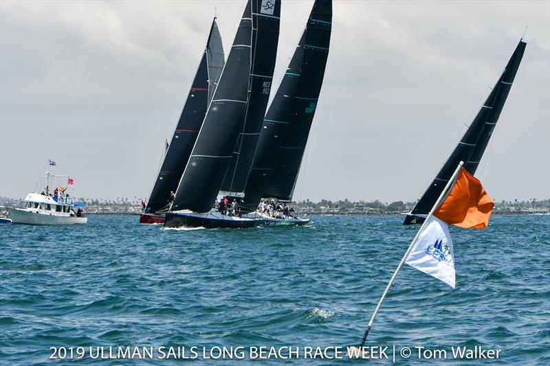 Ullman Sails Long Beach Race Week day 1 photo copyright Tom Walker taken at Long Beach Yacht Club and featuring the Pac 52 class