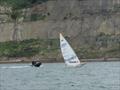 Dani A. Pich enters the record books as the first blind person to sail solo, unaided around the Isle of Wight © YES WE SAIL