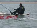 Dani A. Pich enters the record books as the first blind person to sail solo, unaided around the Isle of Wight © YES WE SAIL