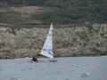 Dani A. Pich enters the record books as the first blind person to sail solo, unaided around the Isle of Wight © YES WE SAIL