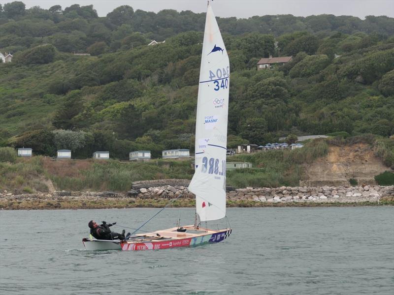 Dani A. Pich enters the record books as the first blind person to sail solo, unaided around the Isle of Wight - photo © YES WE SAIL