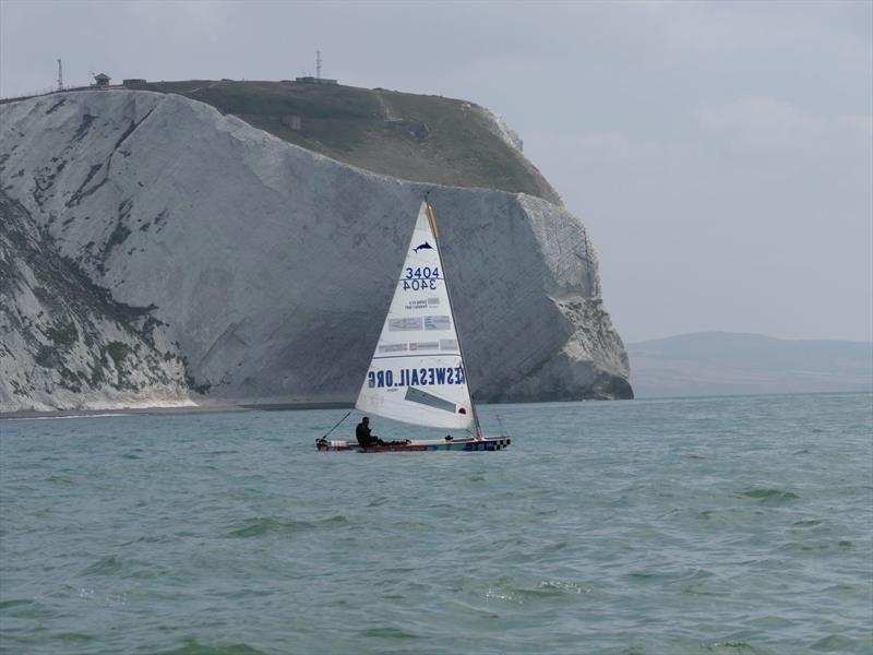 Dani A. Pich enters the record books as the first blind person to sail solo, unaided around the Isle of Wight - photo © YES WE SAIL