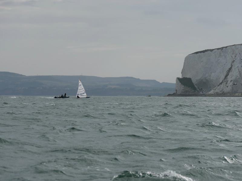 Dani A. Pich enters the record books as the first blind person to sail solo, unaided around the Isle of Wight - photo © YES WE SAIL