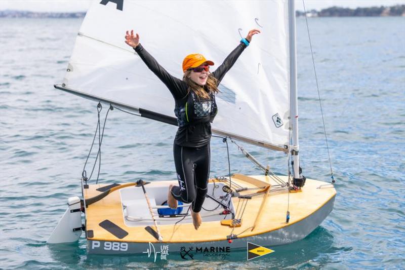Bella Jenkins was first female in both the Tanner and Tauranga Cups photo copyright LSD taken at Murrays Bay Sailing Club and featuring the P class class