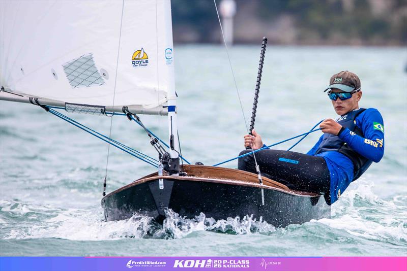 Blake Batten - Day 2 - PredictWind Tauranga Cup - January 8, 2026  - Kohimarama Yacht Club photo copyright  Suellen Hurling / Live Sail Die for PredictWind taken at  and featuring the P class class