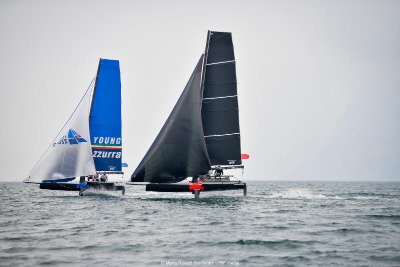 Young Azzurra wins the first Grand Prix of the Persico 69F Cup photo copyright Marta Rovatti Studihrad / 69F Media taken at Fraglia Vela Malcesine and featuring the Persico 69F class