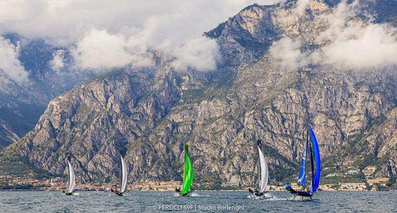 Persico 69F ITAS Assicurazioni Grand Prix 2.2 - Day 2 photo copyright Persico 69F / Studio Borlenghi taken at Fraglia Vela Malcesine and featuring the Persico 69F class