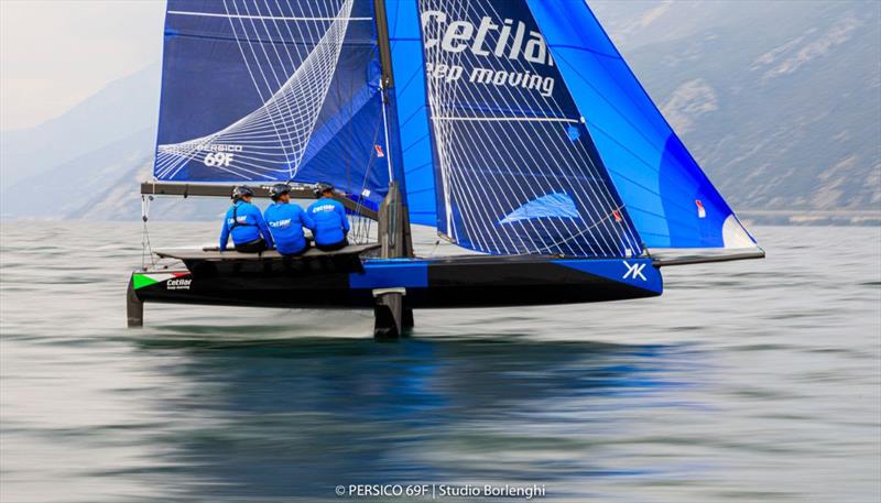 Persico 69F ITAS Assicurazioni Grand Prix 2.2 - Day 2 photo copyright Persico 69F / Studio Borlenghi taken at Fraglia Vela Malcesine and featuring the Persico 69F class