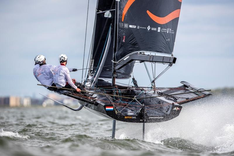 DutchSail Jansen de Jong, foiling 69F Muiden, The Netherlands - photo © Sander van der Borch / Team DutchSail