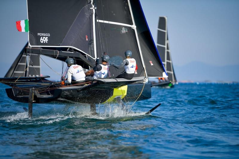 Young Azzurra, Youth Foiling Gold Cup photo copyright Marta Rovatti taken at Yacht Club Costa Smeralda and featuring the Persico 69F class