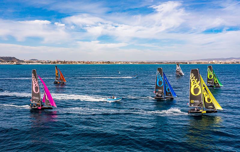 Youth Foiling Gold Cup - ACT 3 - Day 1 photo copyright Sailing Energy / 69F media taken at  and featuring the Persico 69F class