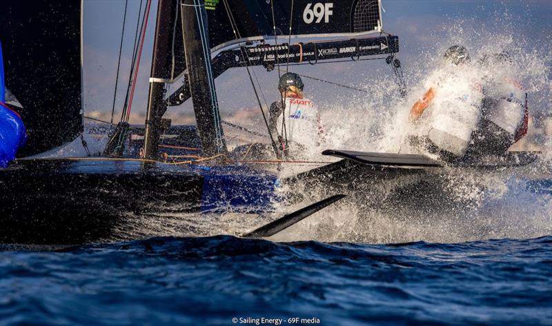 Youth Foiling Gold Cup - ACT 3 - Day 2 - photo © Sailing Energy / 69F media