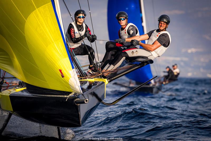 Youth Foiling Gold Cup - ACT 3 - Day 3 photo copyright Sailing Energy / 69F media taken at  and featuring the Persico 69F class