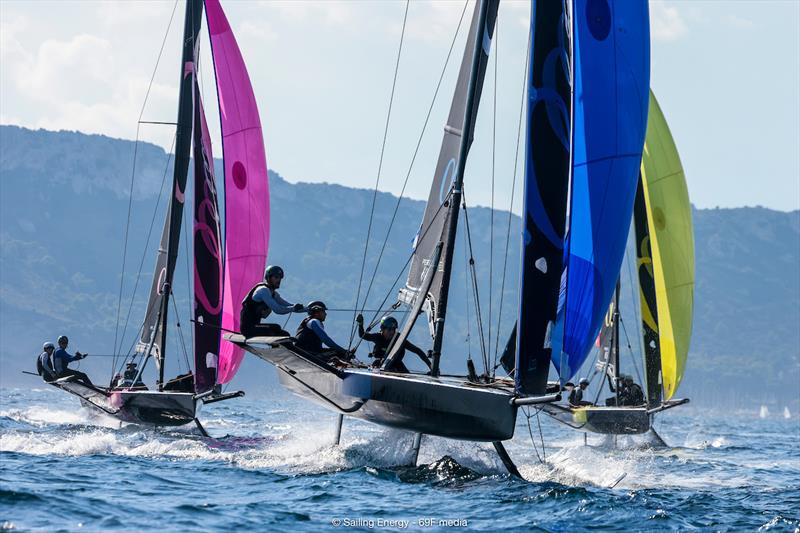 Youth Foiling Gold Cup Act 3 at Cagliari - Day 6 - photo © 69F Media / Sailing Energy