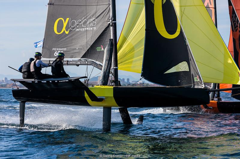 Youth Foiling Gold Cup Act 3 at Cagliari - Day 6 photo copyright 69F Media / Sailing Energy taken at  and featuring the Persico 69F class