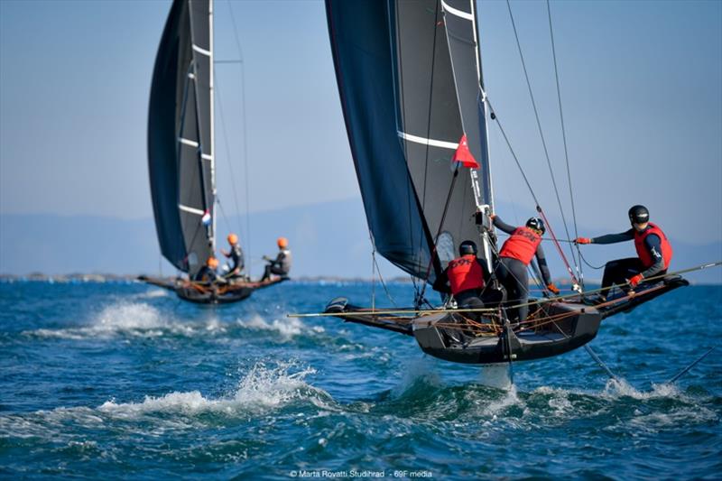 Youth Foiling Gold Cup Act 3 photo copyright Marta Rovatti Studihrad / 69F Media taken at  and featuring the Persico 69F class
