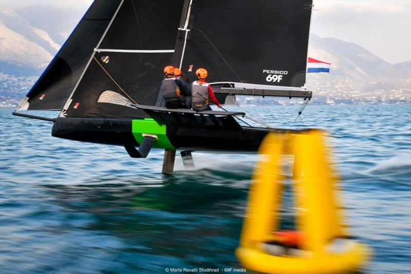 Youth Foiling Gold Cup Act 3 photo copyright Marta Rovatti Studihrad / 69F Media taken at  and featuring the Persico 69F class