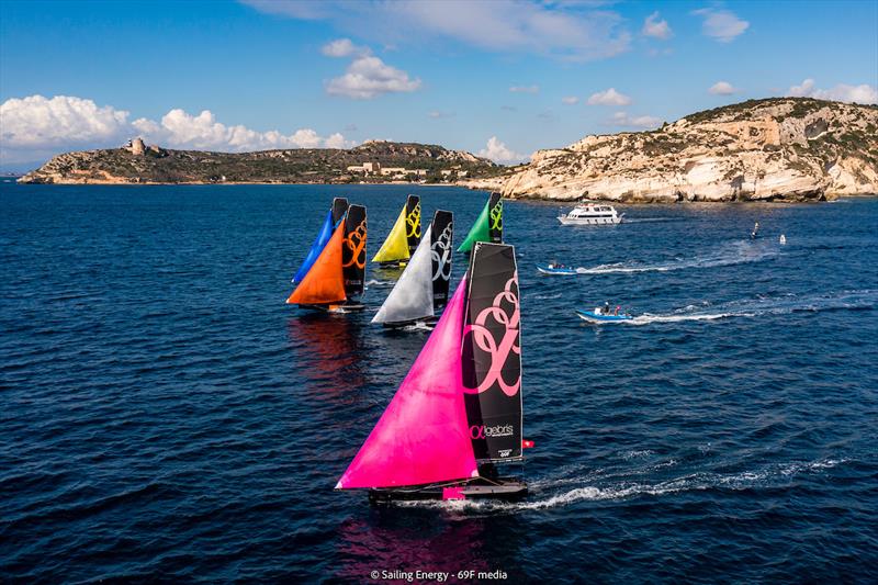 Youth Foiling Gold Cup Act 3 at Cagliari - Day 9 photo copyright 69F Media / Sailing Energy taken at  and featuring the Persico 69F class