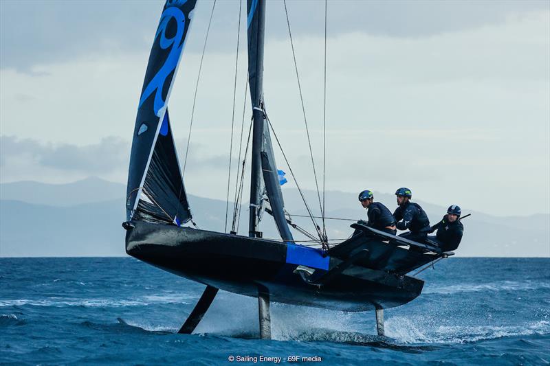 Youth Foiling Gold Cup Grand Final at Cagliari - Day 1 photo copyright 69F Media / Sailing Energy taken at  and featuring the Persico 69F class
