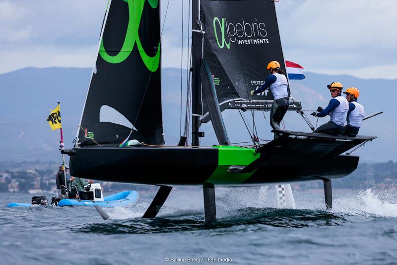 Youth Foiling Gold Cup Grand Final at Cagliari - Day 2 photo copyright 69F Media / Sailing Energy taken at  and featuring the Persico 69F class